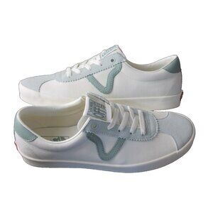 Vans Men's Sport-Low Tri-Tone Green Canvas Suede Skate shoes Sizes NIB